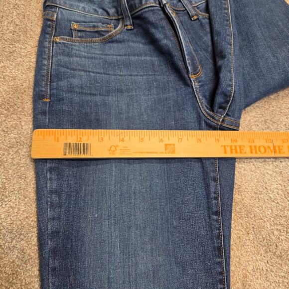 Shaping Lift Tuck Technology Flattering Petite NYDJ Sheri Slim Jeans sz 4p - Picture 5 of 16